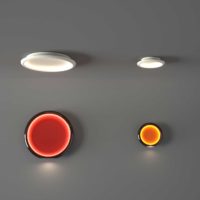 CIDI_OLEV_lamp_LED_applique_parete_soffitto_colori